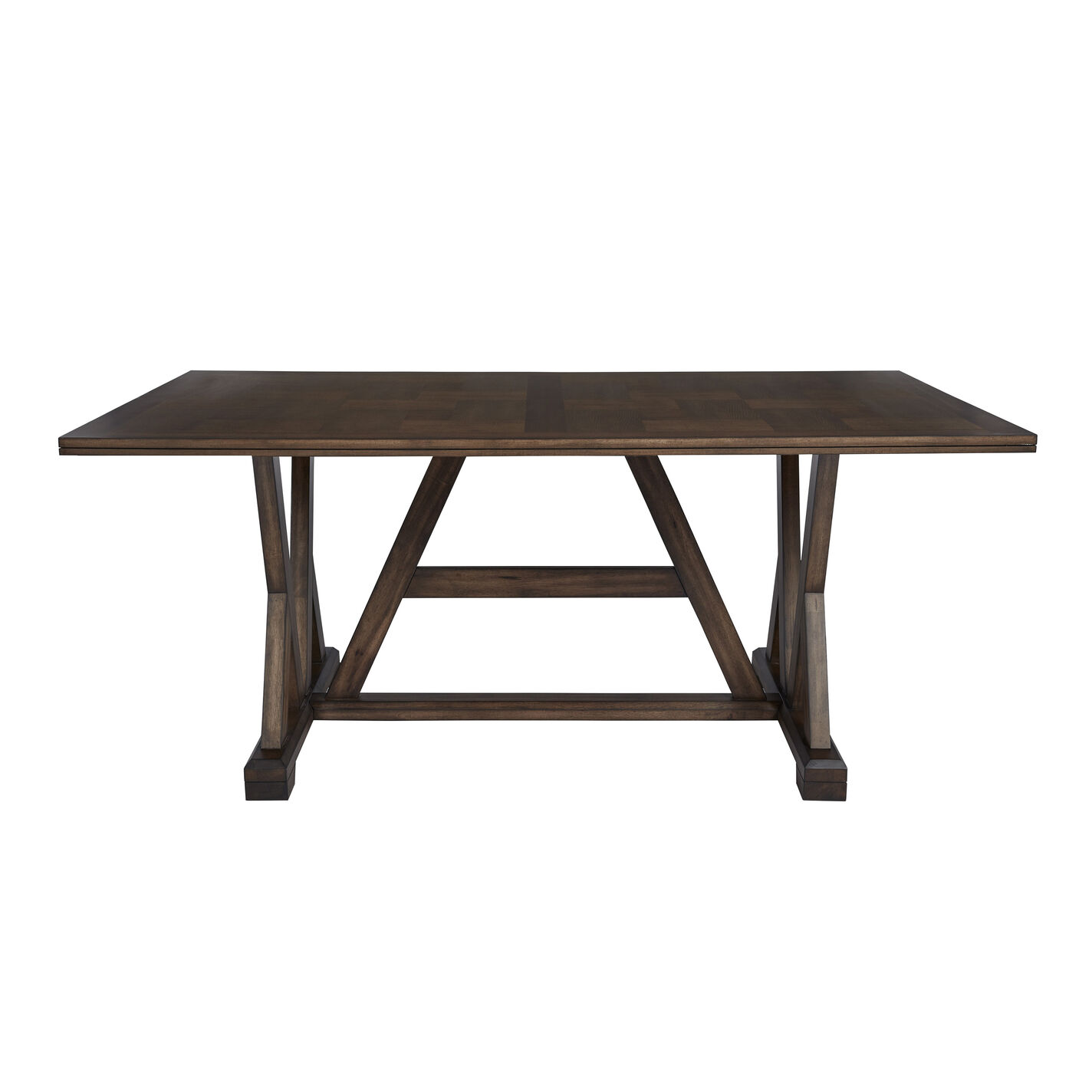 Sloane Walnut A Frame Trestle Dining Table