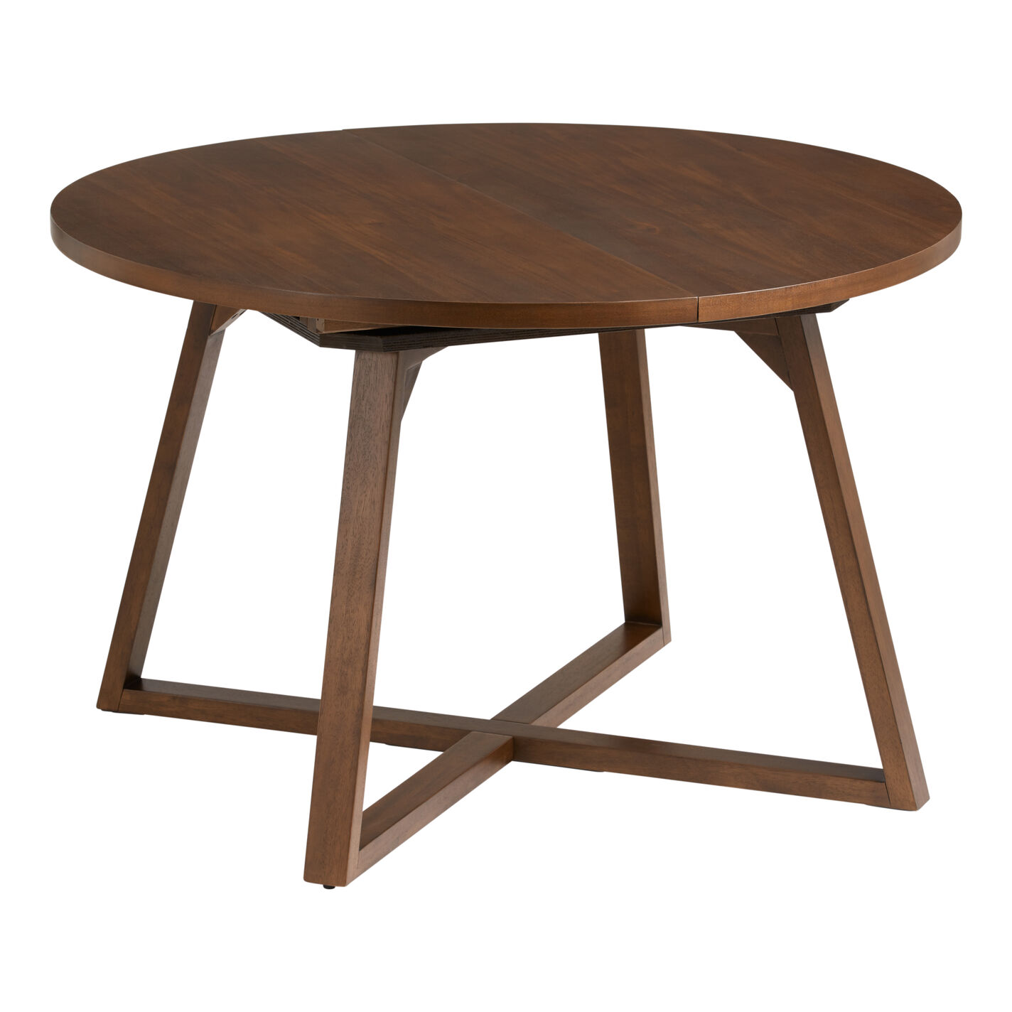 Maliyah Wood Rounded Extension Dining Table