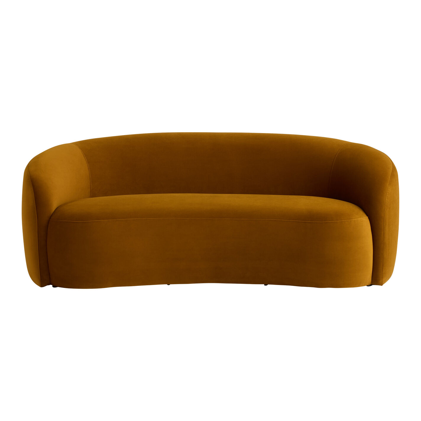 Vitoria Curved Channel Back Upholstered Sofa