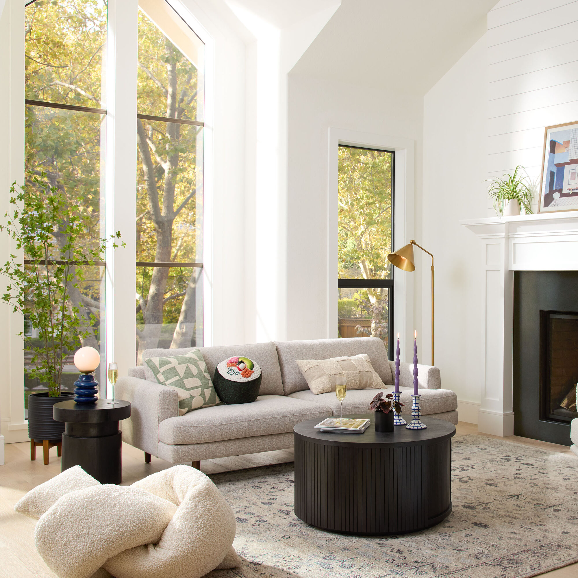 Orly Tweed Deep Seat Sofa