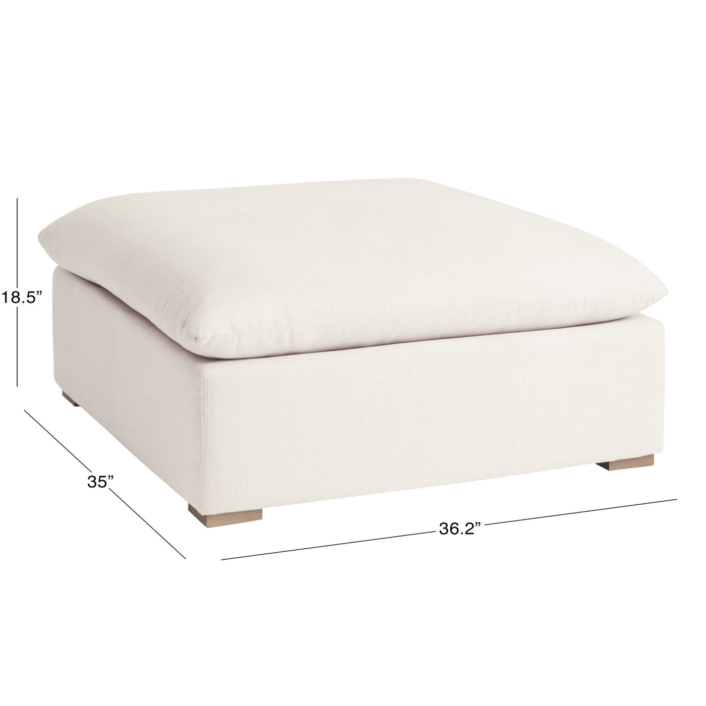 Weston Pillow Top Modular Sectional Ottoman