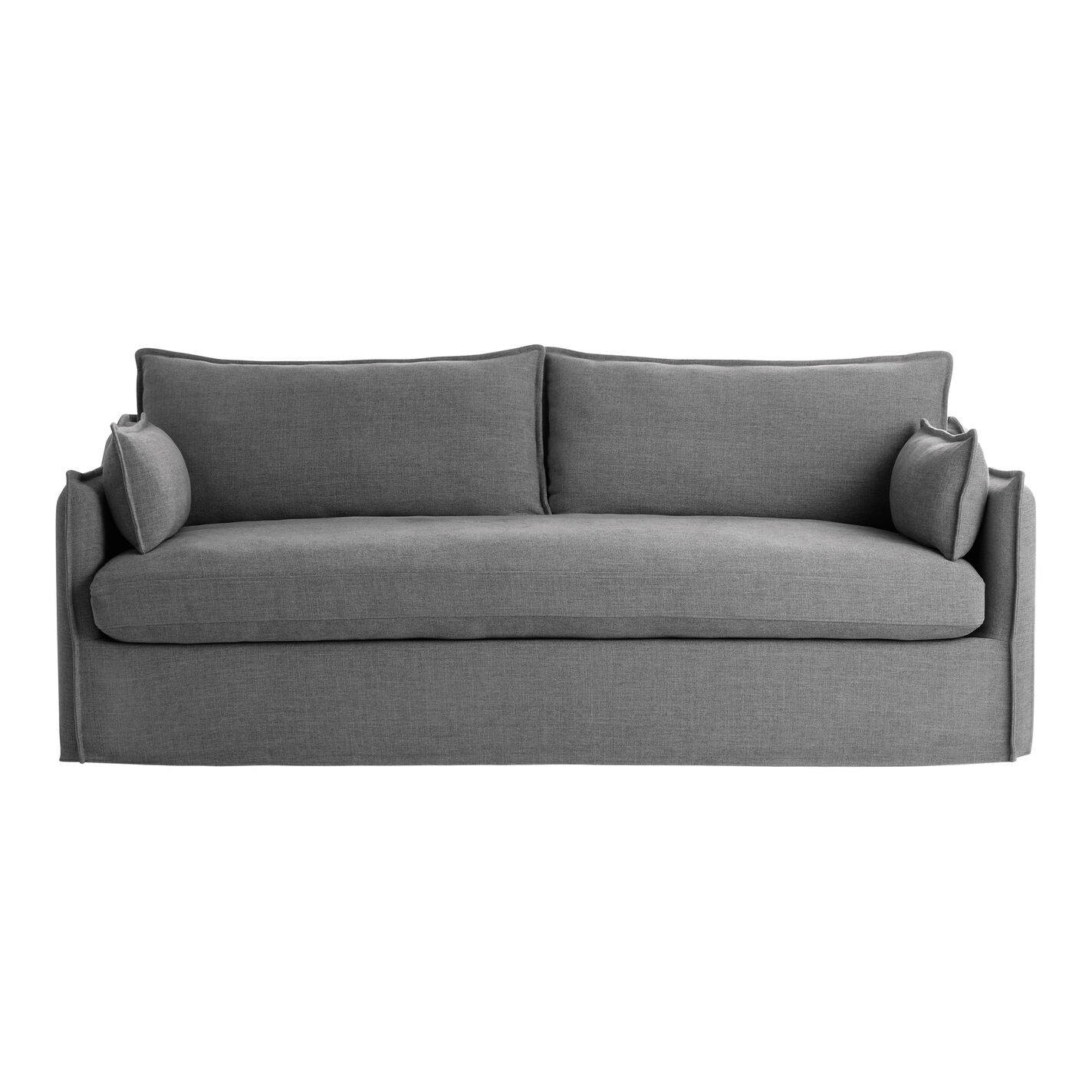Eileen Textured Woven Slipcover Sofa