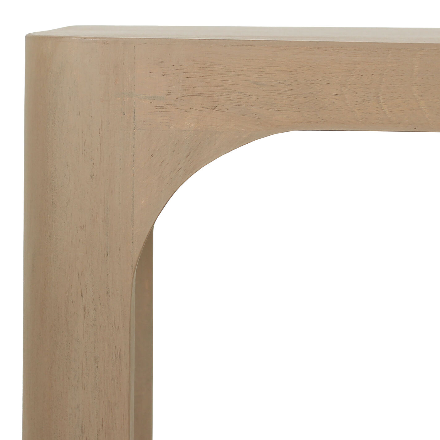 Branyon Wood Console Table with Shelf