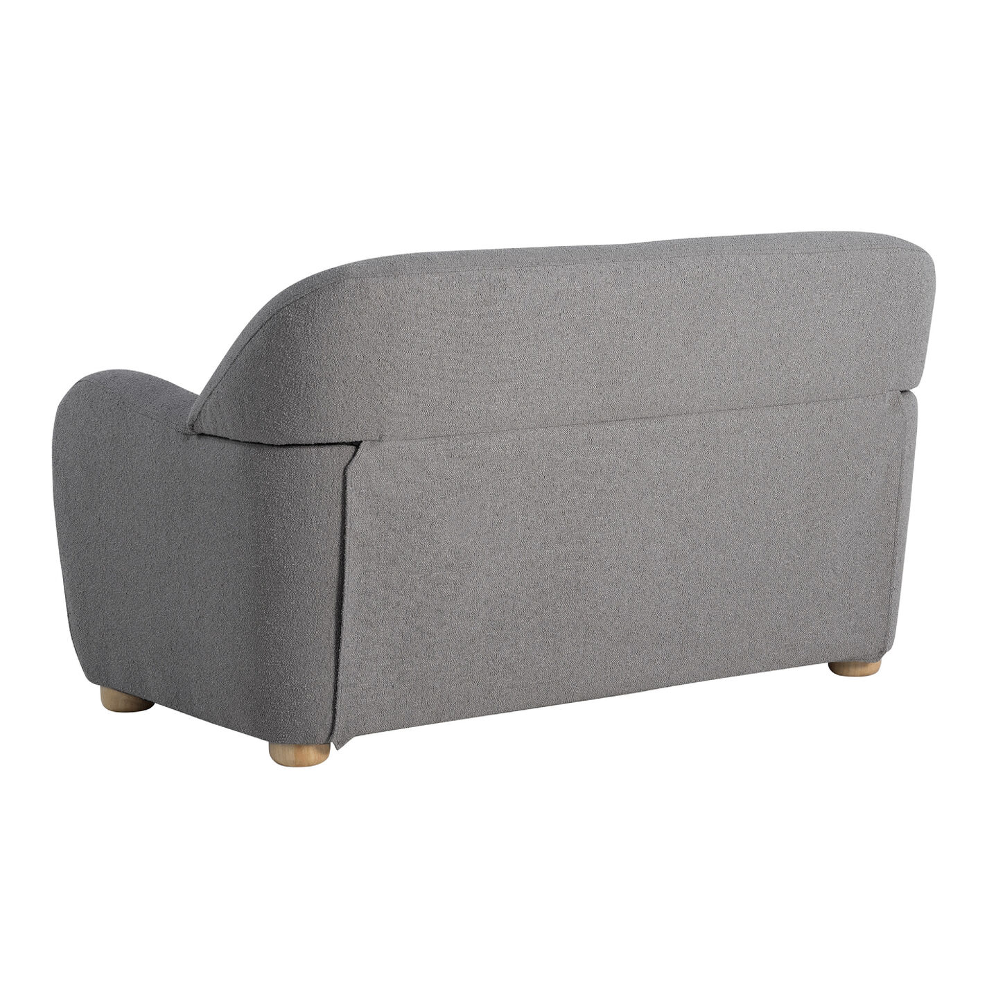 Harmony Boucle Swoop Arm Loveseat