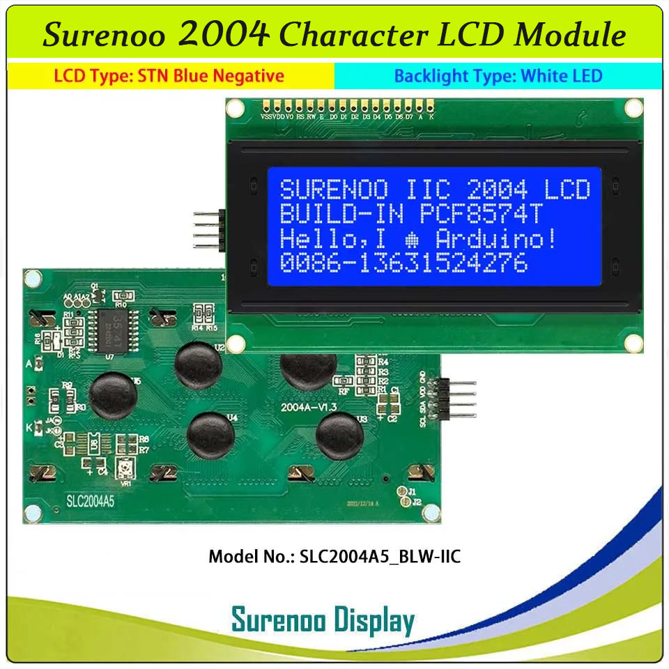 Surenoo 2004 character lcd module display panel screen