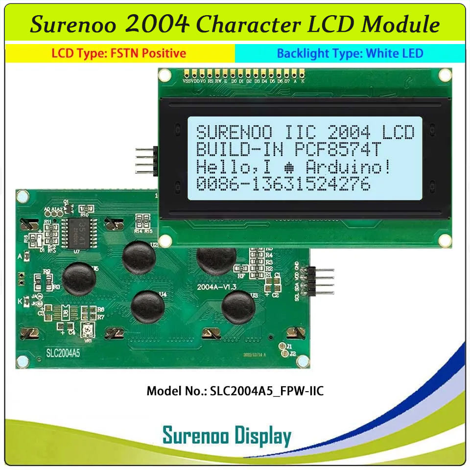 Surenoo 2004 character lcd module display panel screen