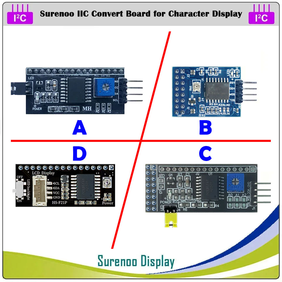 Surenoo Character LCD Module >> Accessory - Surenoo Display