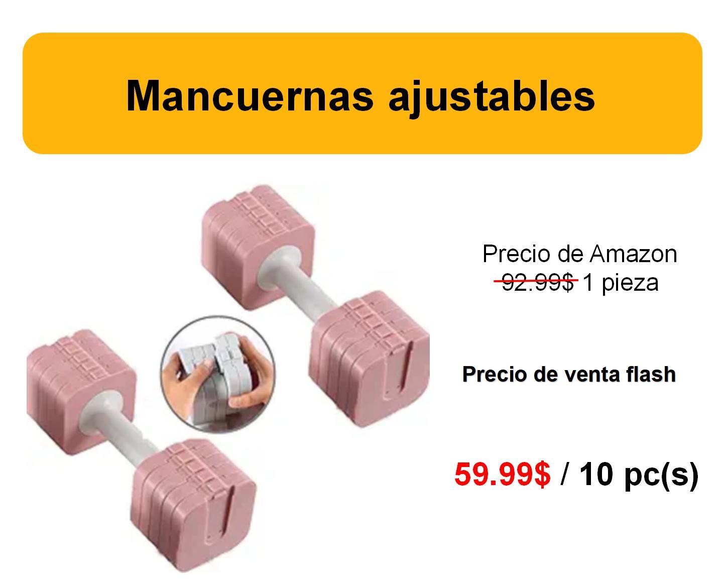 Pesas Ajustables Mancuernas Ajustables Para Mujer Kg Set