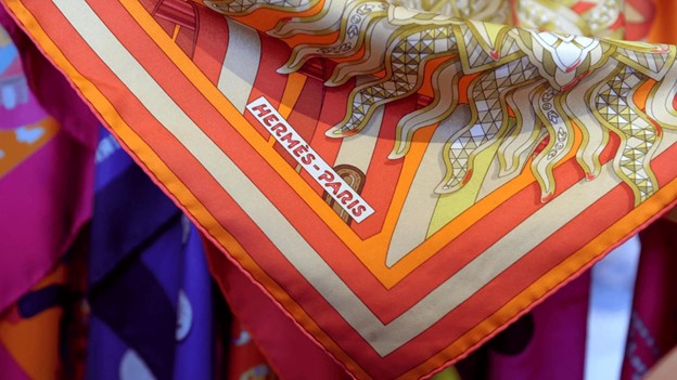 Close view of hermes Scarves