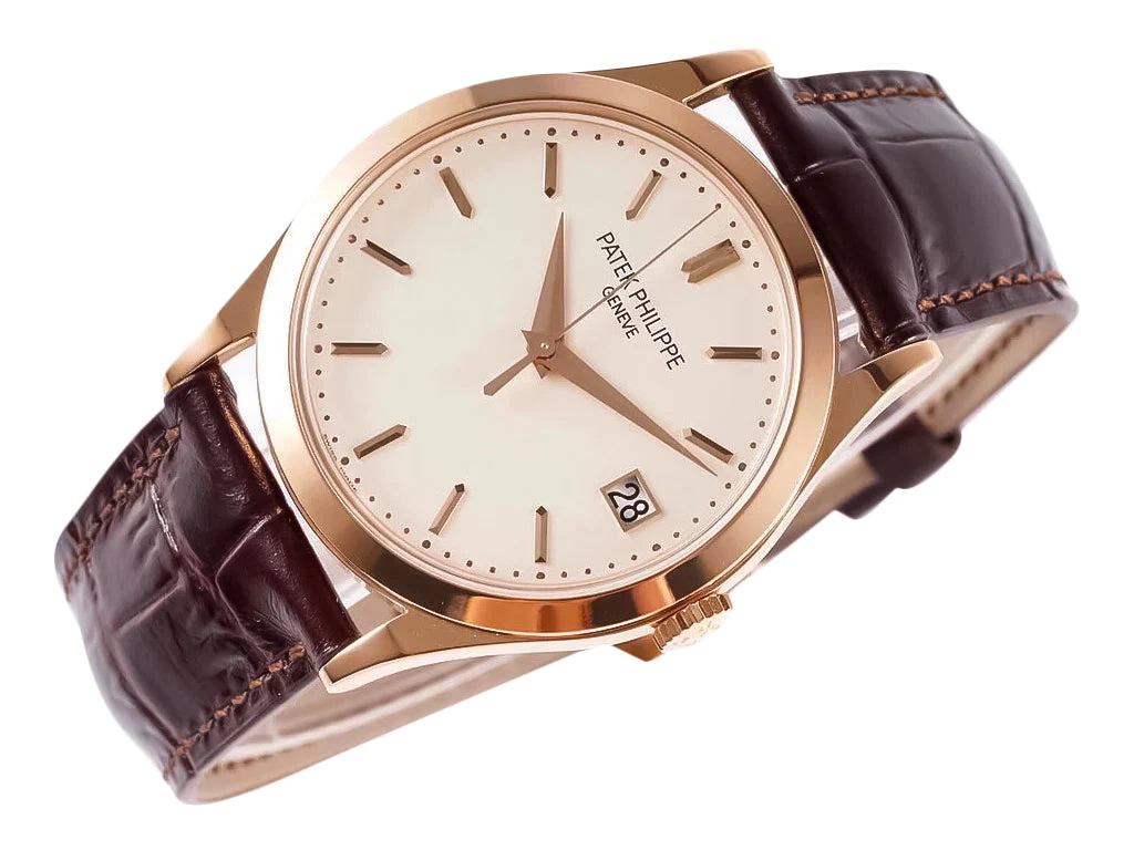 Calatrava Rose Gold with Ivory Dial (38mm)