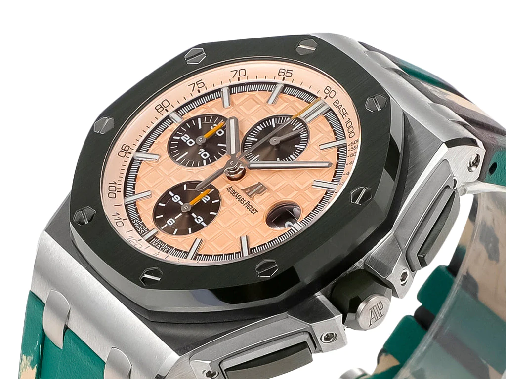 Royal Oak 'Offshore Chronograph' Stainless Steel with Beige Dial (44mm)