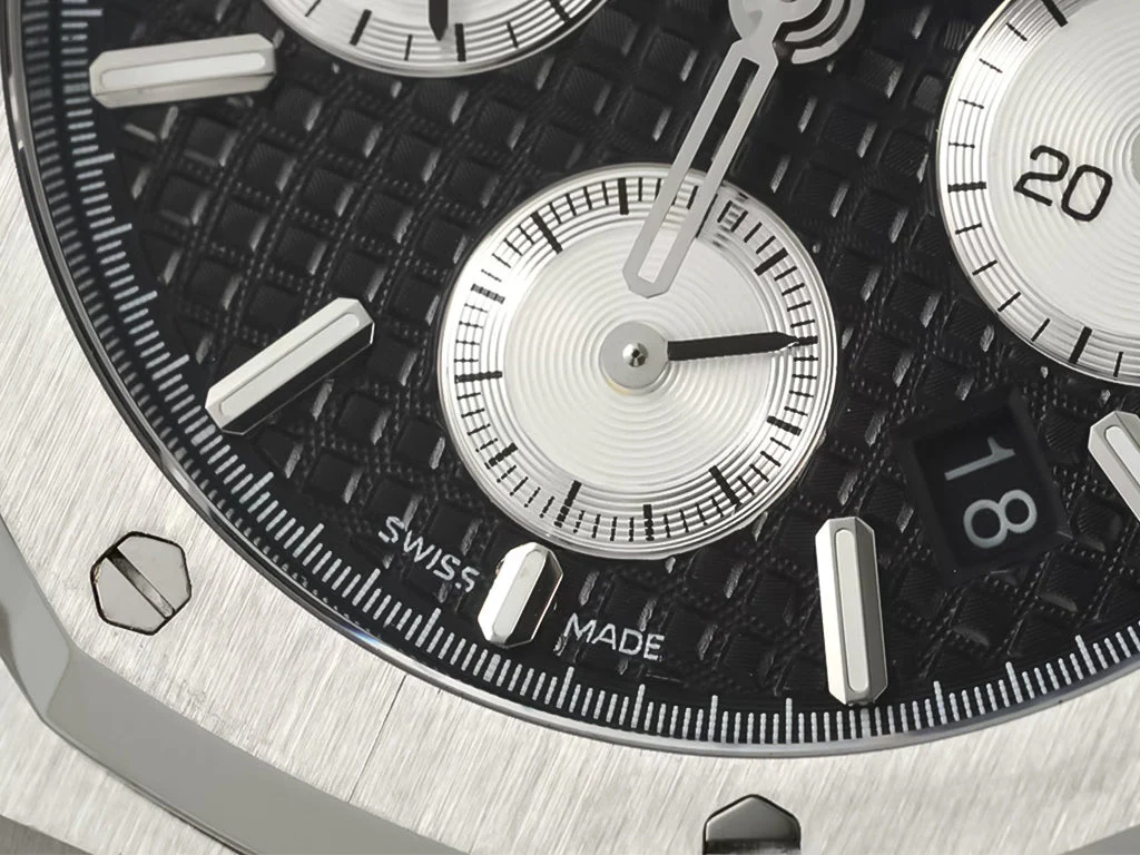 Royal Oak Chronograph Stainless Steel with Black Dial (41mm)