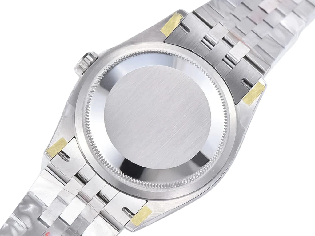 Datejust 36 Stainless Steel on Jubilee with Black Dial and Fluted Bezel