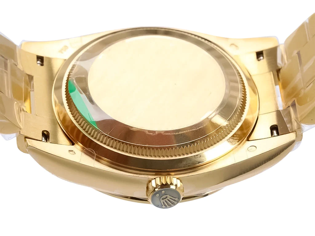 Day-Date 36 Yellow Gold 'President' with White Dial and Diamond Bezel (Roman Numerals)
