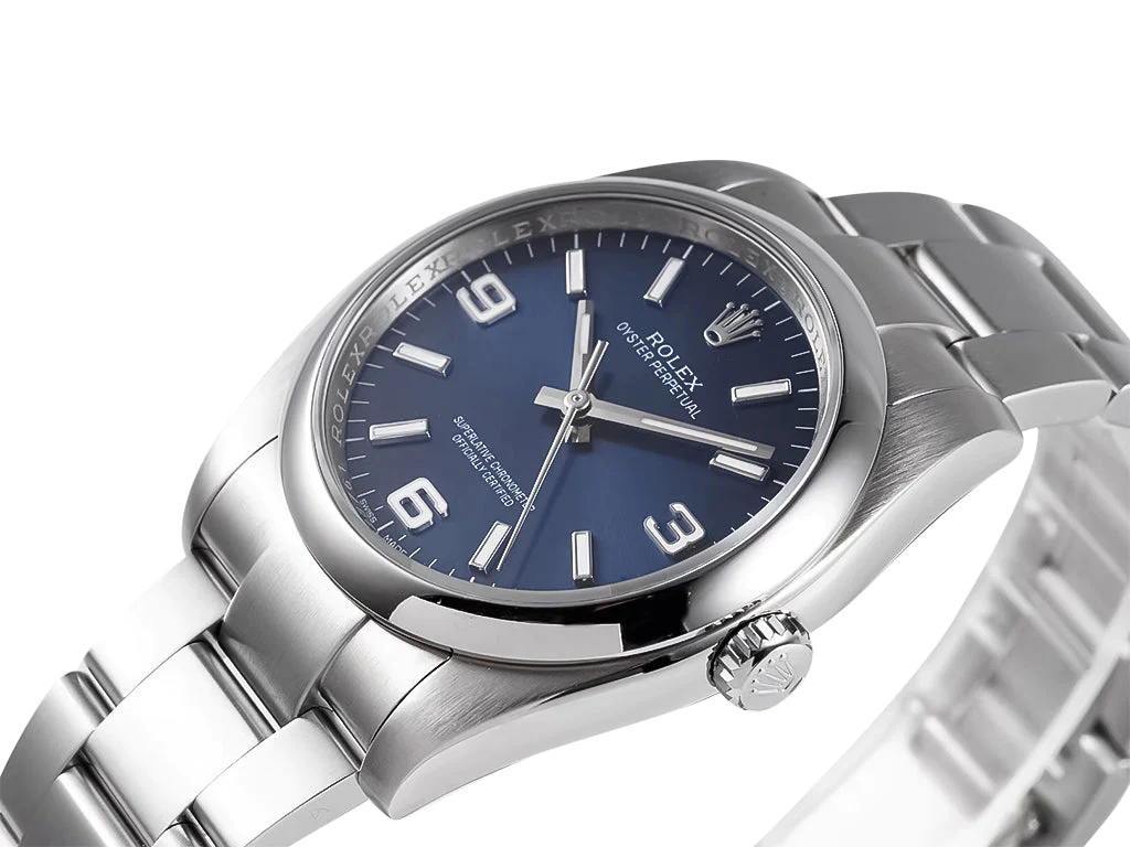 Oyster Perpetual 36 Stainless Steel with Blue Dial (Arabic Numerals)