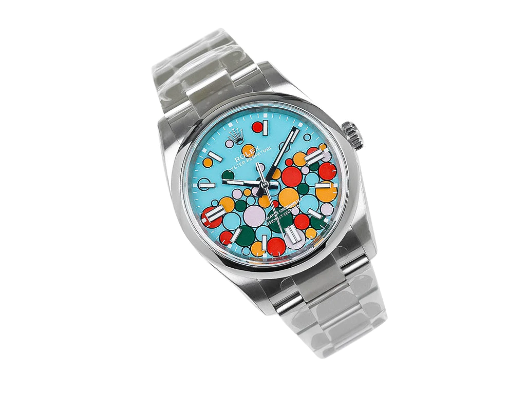 Oyster Perpetual 36 Stainless Steel with Turquoise Dial (Celebration Motif)