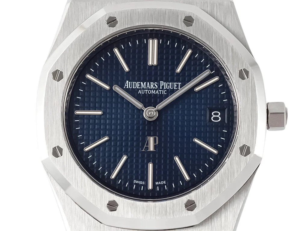 Royal Oak 'Jumbo Extra-Thin' Stainless Steel '50th Anniversary' with Blue Dial (39mm)