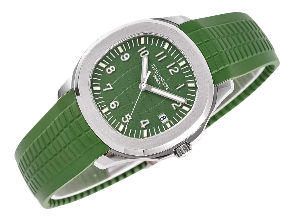 Aquanaut Stainless Steel 'Jumbo' with Green Dial (42mm)