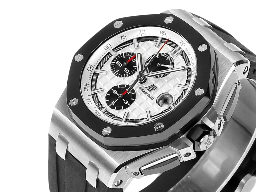 Royal Oak 'Offshore Chronograph' Stainless Steel with Silver Dial (44mm)