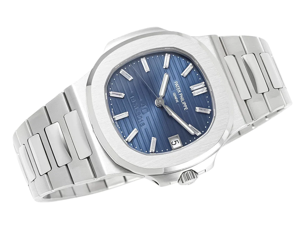 Nautilus Stainless Steel '40th Anniversary' with Blue Dial (40mm)