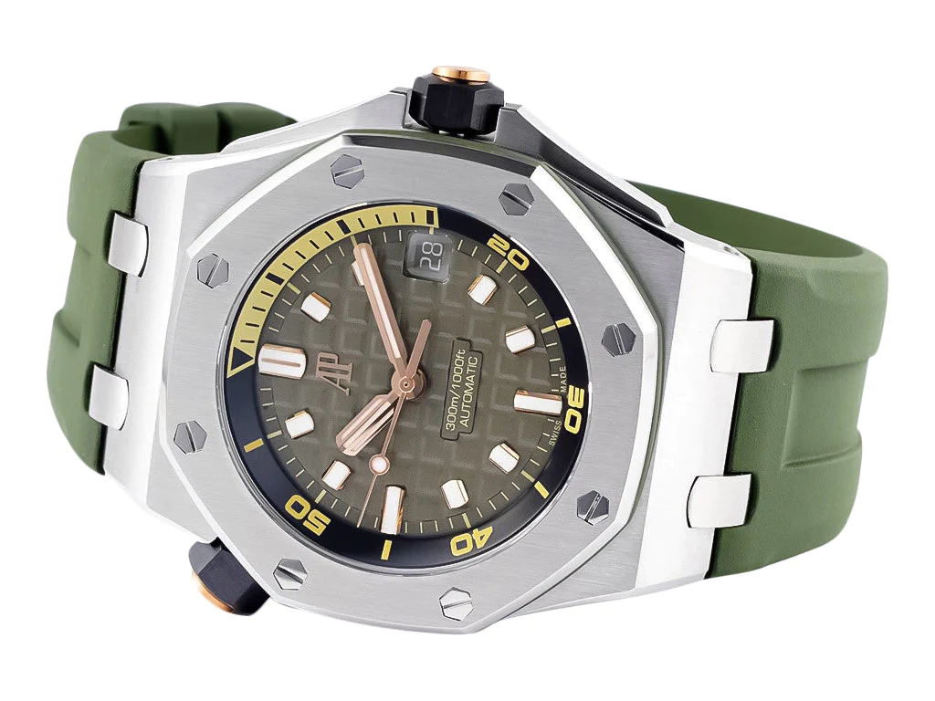 Royal Oak 'Offshore Diver' Stainless Steel with Green Dial (42mm)