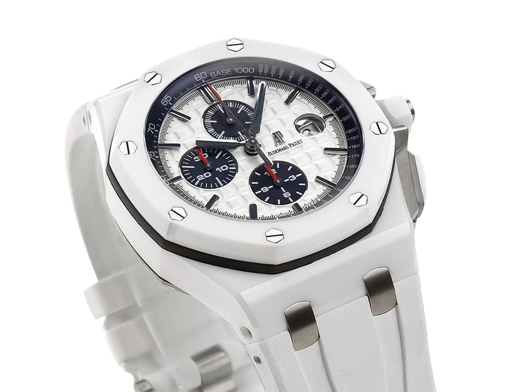 Royal Oak 'Offshore Chronograph' Ceramic with White Dial (44mm)