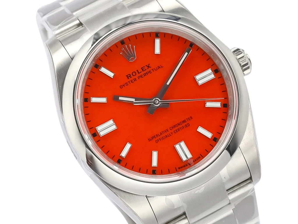 Oyster Perpetual 36 Stainless Steel with Red Dial