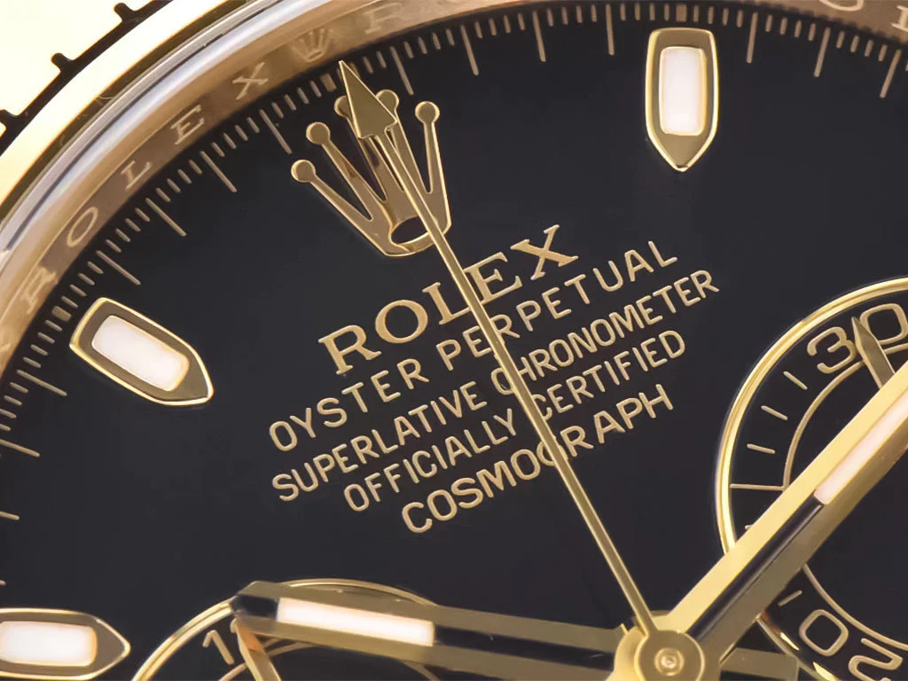 Cosmograph Daytona Yellow Gold with Black Dial