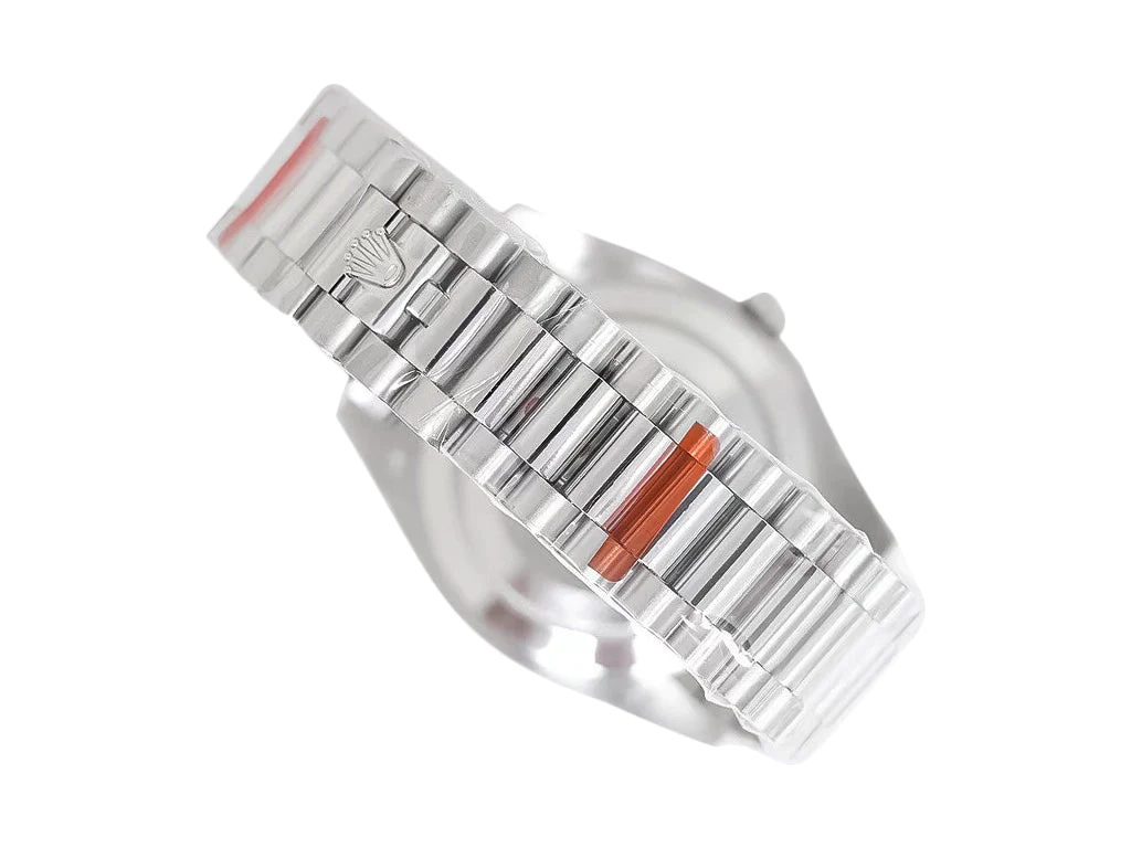 Day-Date 40 White Gold 'President' with Green Dial (Roman Numerals) and Fluted Bezel