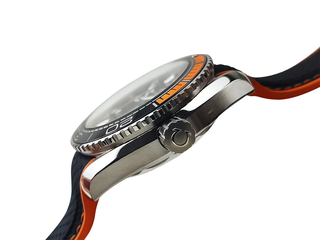 Seamaster Planet Ocean 600 with Blue Dial on Rubber Strap (43.5mm)