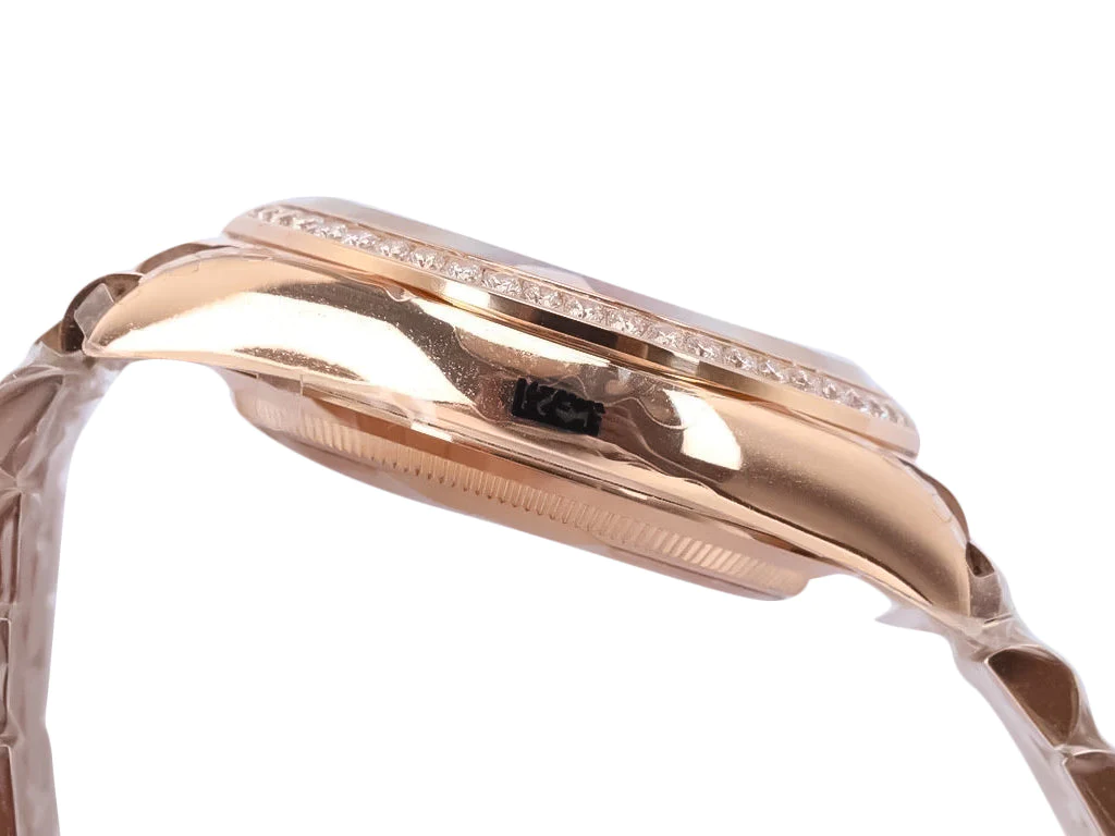 Day-Date 36 Rose Gold 'President' with Diamond Rose Dial and Diamond Bezel