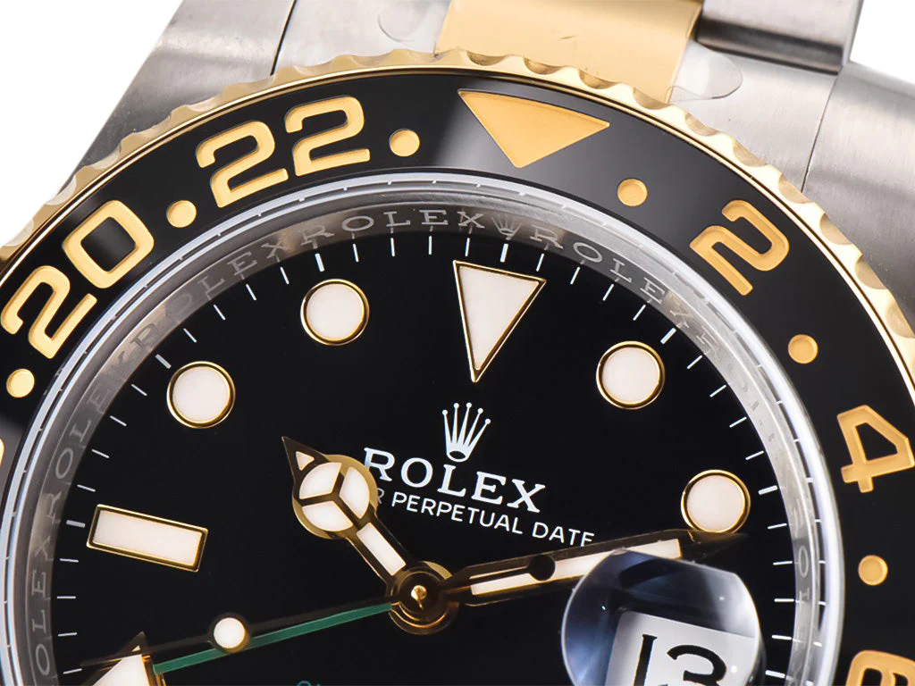 GMT-Master II Two-Tone Rolesor with Black Dial on Oyster (40mm)