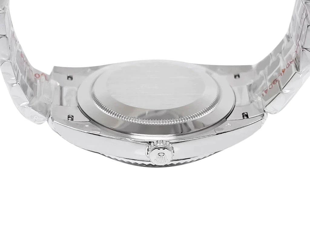 Day-Date 40 White Gold 'President' with White Dial (Roman Numerals) and Fluted Bezel