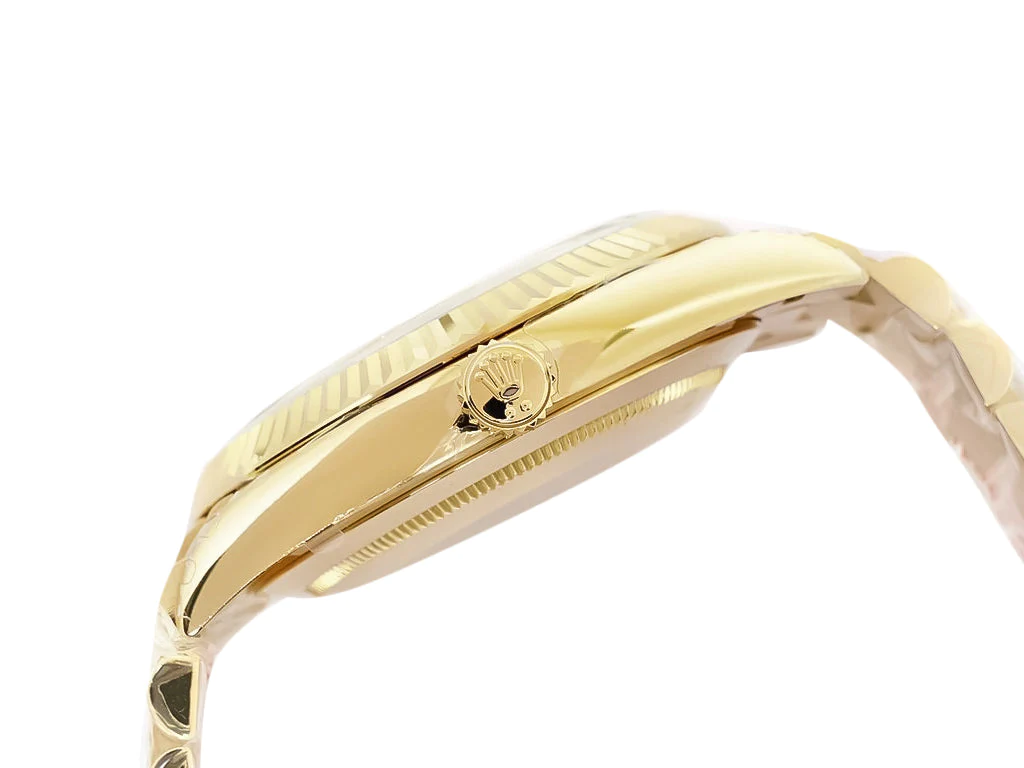 Day-Date 40 Yellow Gold 'President' with Champagne Dial and Fluted Bezel