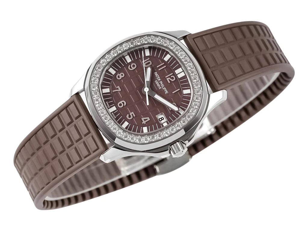 Aquanaut Luce Stainless Steel Diamond Brown