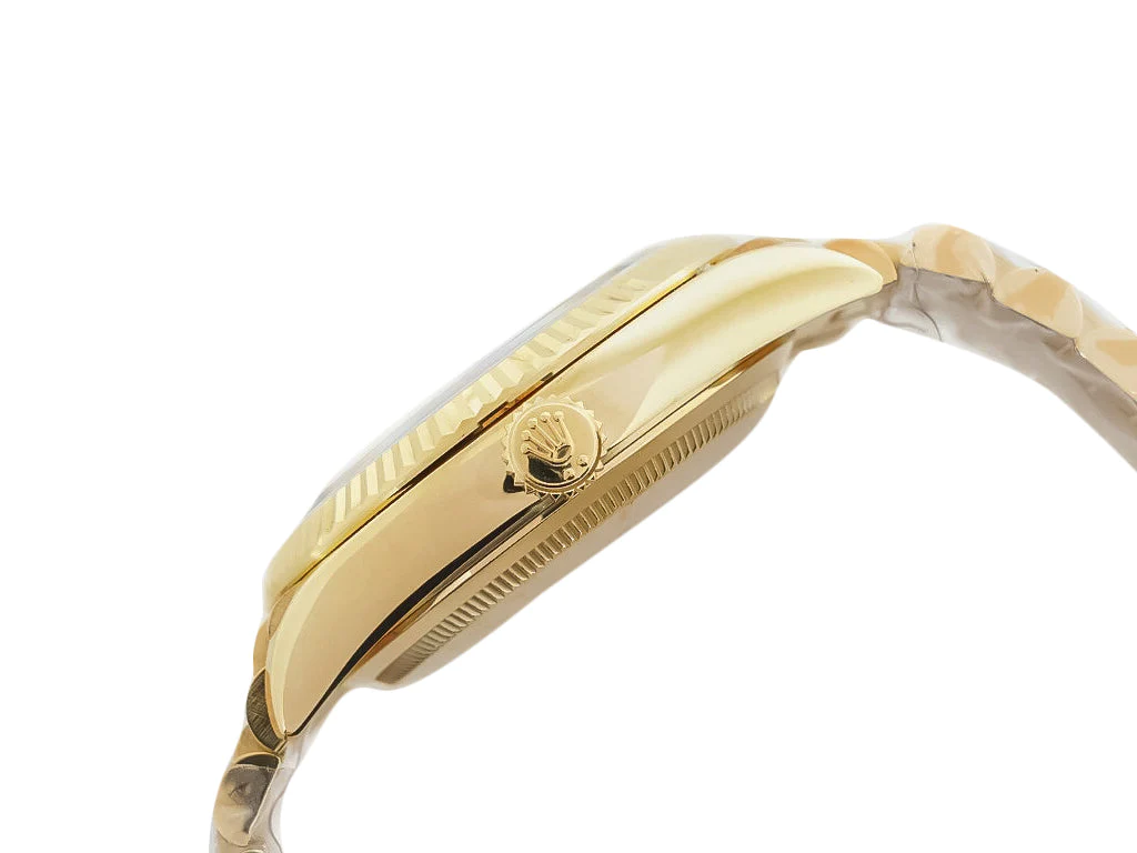 Day-Date 36 Stainless Steel 'President' with Silver Dial and Diamond Bezel