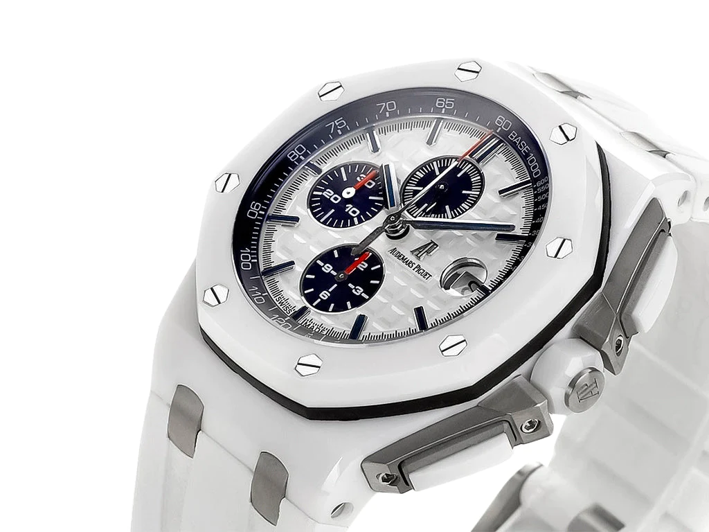 Royal Oak 'Offshore Chronograph' Ceramic with White Dial (44mm)