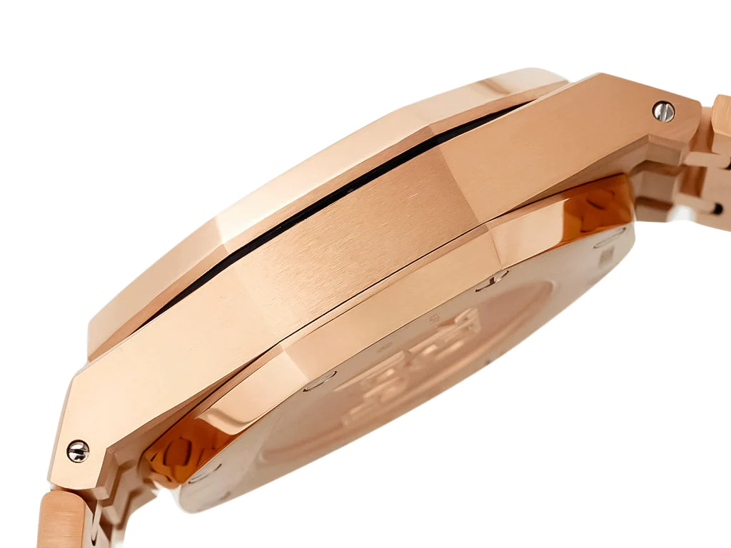 Royal Oak Chronograph Pink Gold with Chocolate Dial (41mm)