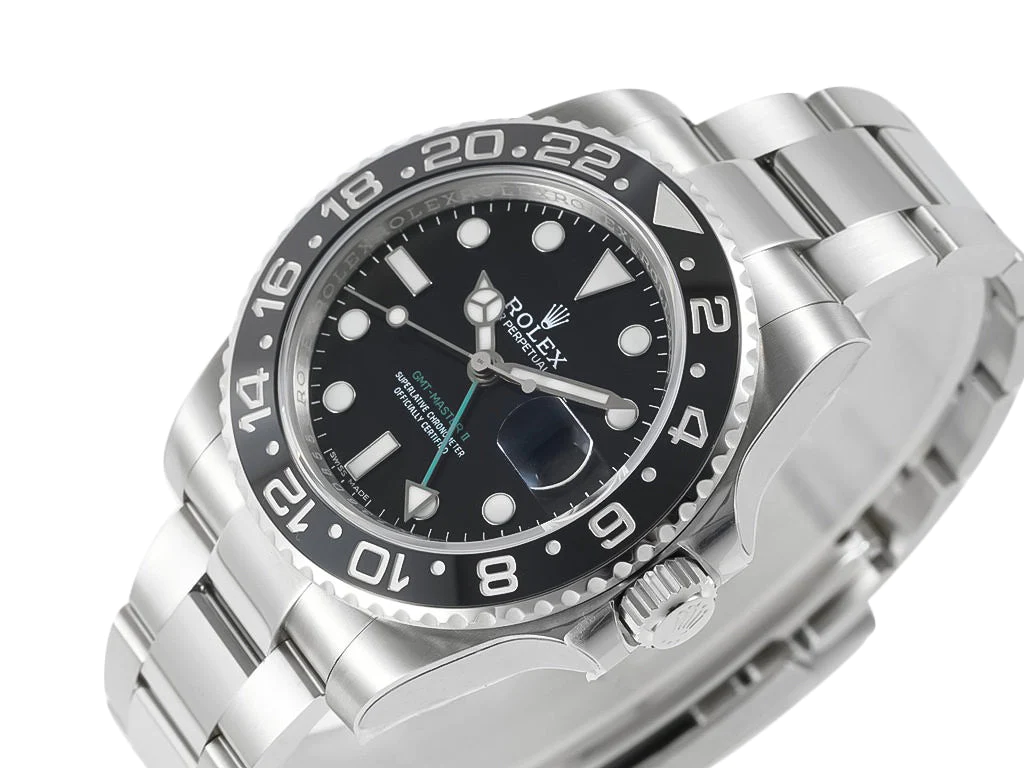 GMT-Master II Stainless Steel with Black Dial (40mm)