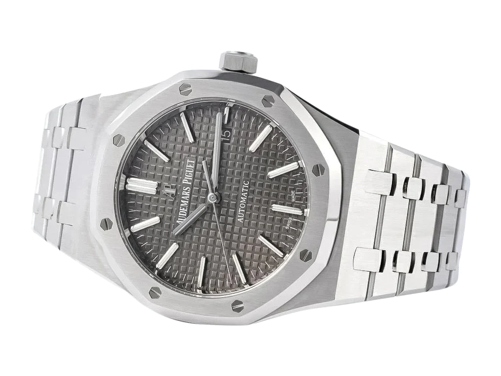Royal Oak Stainless Steel with Grey Dial (41mm) - 15400