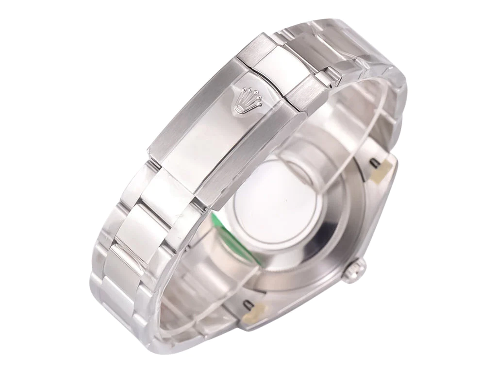 Datejust 41 Stainless Steel on Oyster with Silver Dial and Fluted Bezel