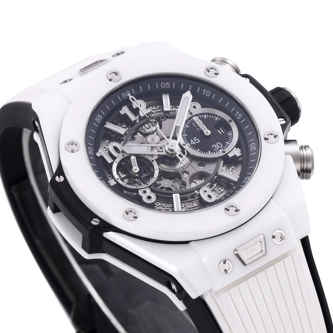 BIG BANG Unico White Ceramic Case with Black Dial (45MM)