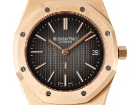 Royal Oak 'Jumbo Extra-Thin' Pink Gold '50th Anniversary' with Grey Dial (39mm)