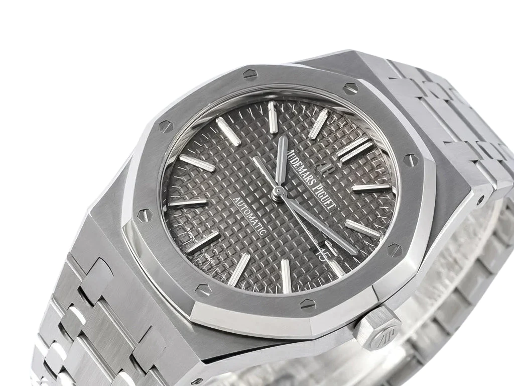 Royal Oak Stainless Steel with Grey Dial (41mm) - 15400