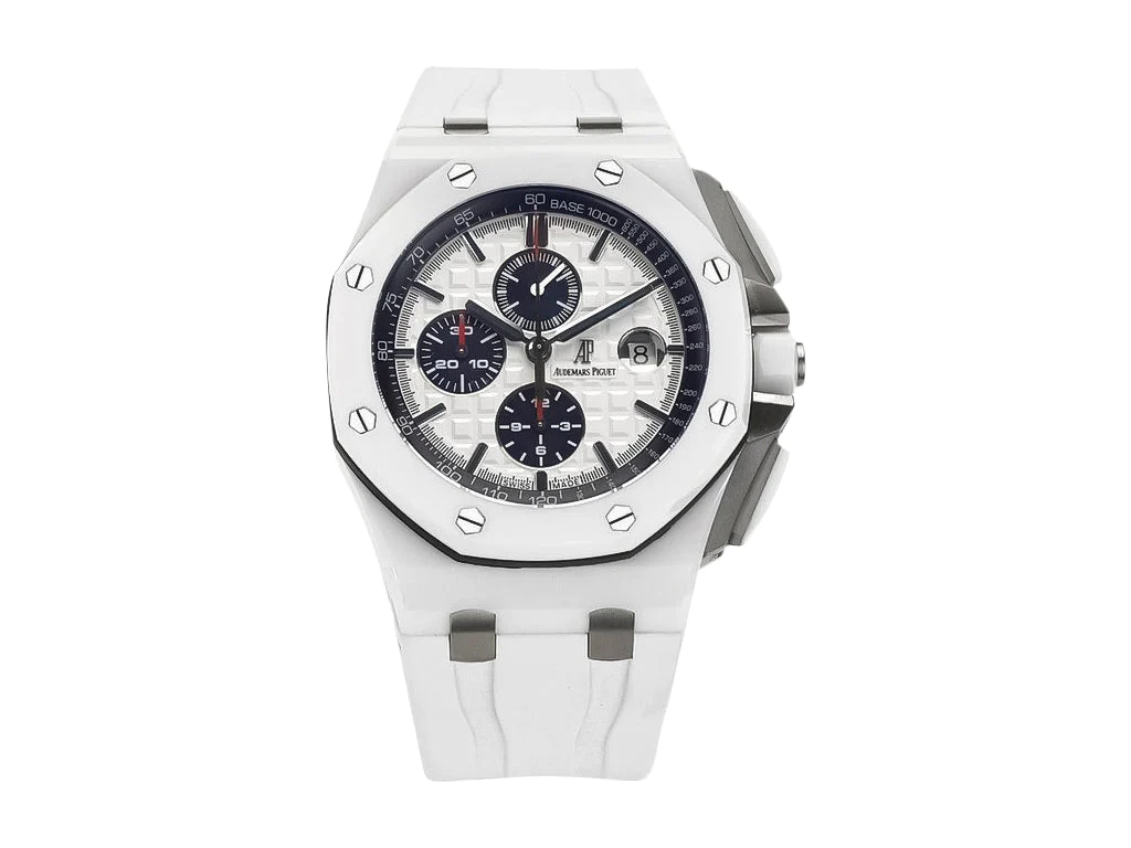 Royal Oak 'Offshore Chronograph' Ceramic with White Dial (44mm)