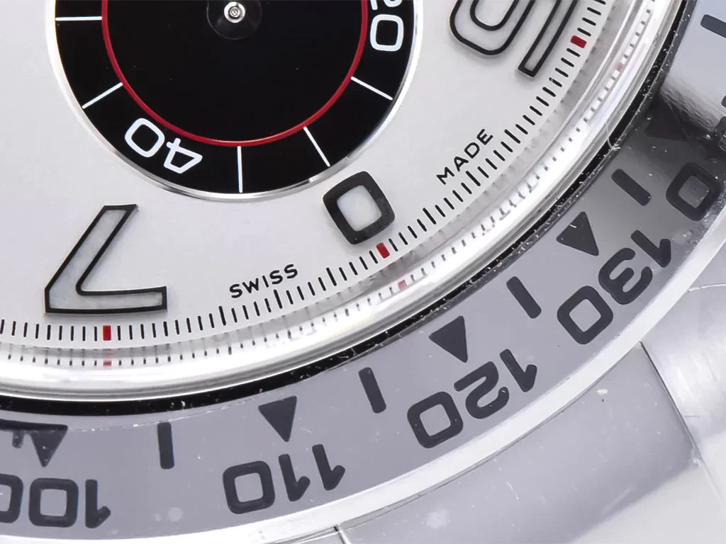 Cosmograph Daytona Stainless Steel with White Dial and Arabic Numerals