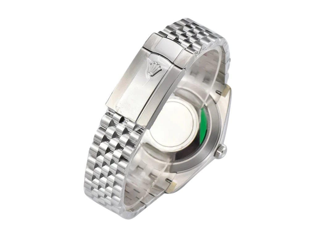 Datejust 41 Stainless Steel on Jubilee with Blue Dial and Fluted Bezel