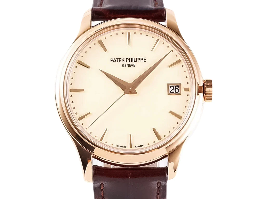 Calatrava Rose Gold with Ivory Dial (39mm)