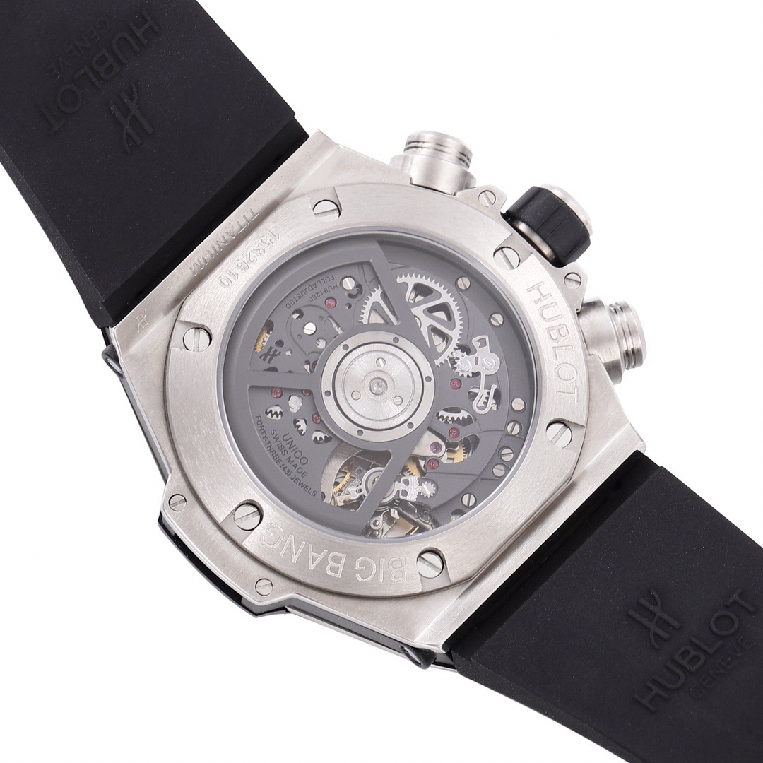 BIG BANG Unico Titanium Alloy Case with Ceramic Bezel and Black Dial (44MM)