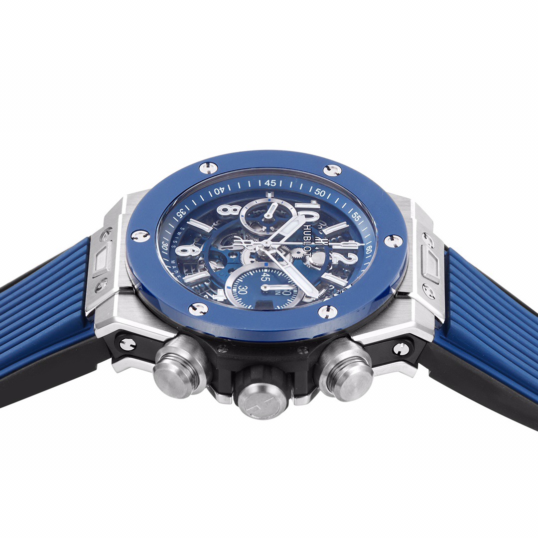 BIG BANG Unico Titanium Alloy Case with Ceramic Bezel and Blue Dial (44MM)